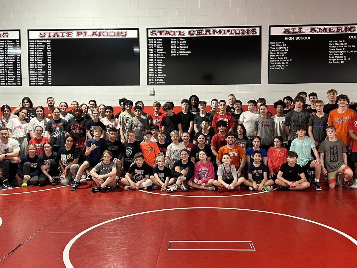 Thanks to World Silver Medalist and 5X NCAA All-American Daton Fix for coming out and running an incredible freestyle clinic! It was an amazing opportunity to learn from one of the best in the world! <a href="/_Greatest_Ever1/">Daton Fix</a> <a href="/MustangBroncos_/">Mustang Wrestling</a>