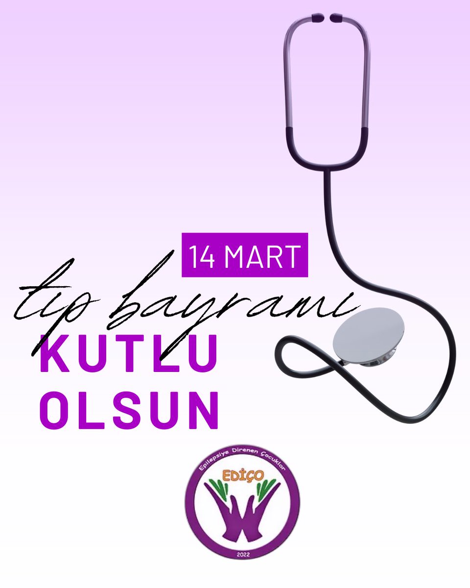 Çocuklarımız için her zaman yanımızda olan sağlık çalışanlarımızın 14 Mart Tıp Bayramı kutlu olsun. 

#14MartTıpBayramı
