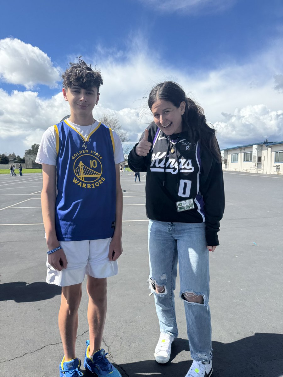 On Thursdays we wear jerseys for March Madness Attendance Challenge! #weirinittowin
