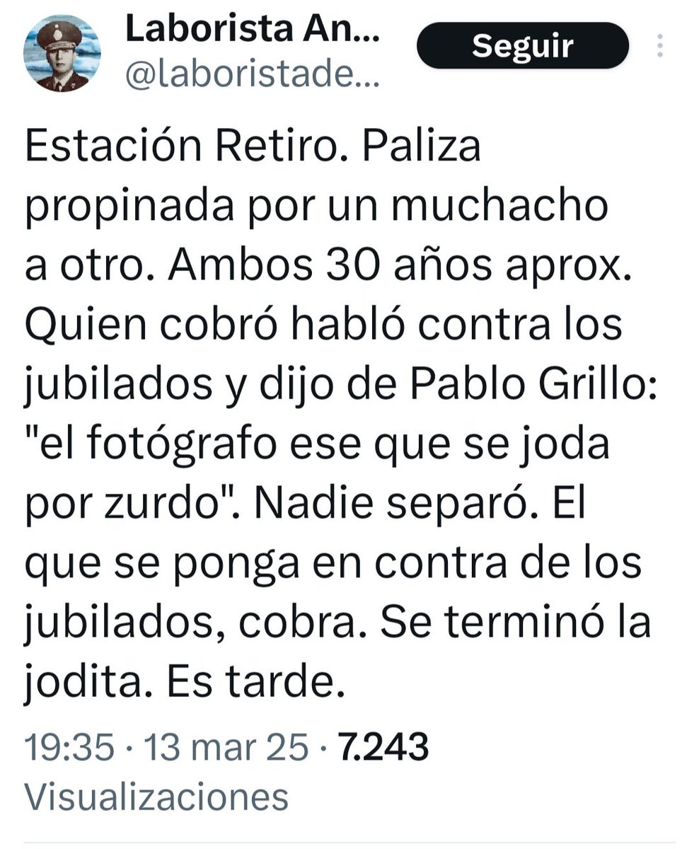 Estuvieron usted <a href="/AbogadoDijo/">Abogadodijo</a>, o Quimey, presentes en dicho entrevero?