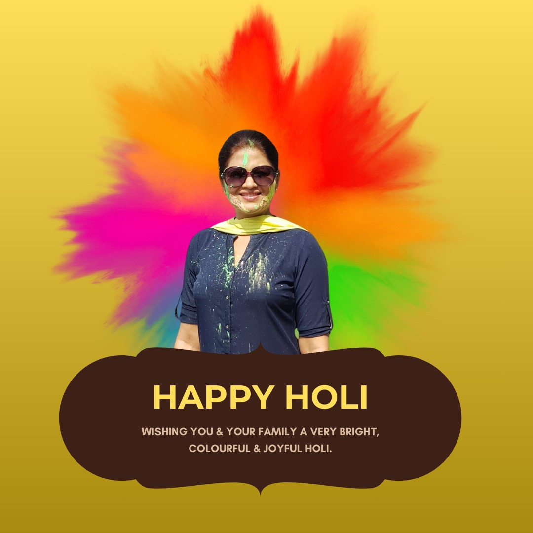 Let the colors of Holi brighten your life with joy, love, and happiness! 🌈🎉 Wishing you and your family a vibrant &amp; cheerful Holi! #HappyHoli #FestivalOfColors #CelebrateWithLove