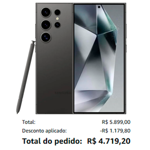 🚨 OFERTA ‼️
📱 Galaxy S24 Ultra 12GB/256GB 
Por R$ 4.719 no PIX para quem é Amazon Prime  🔥
 ou até 12x de R$442,48 🔥

🛒 Compre agora: amzlink.to/az0EvtmhNRzIp
 
Ainda não é Prime? Teste GRÁTIS por 30 dias e aproveite esta oferta. 
👉 amzlink.to/az0TJoIjGSr37
