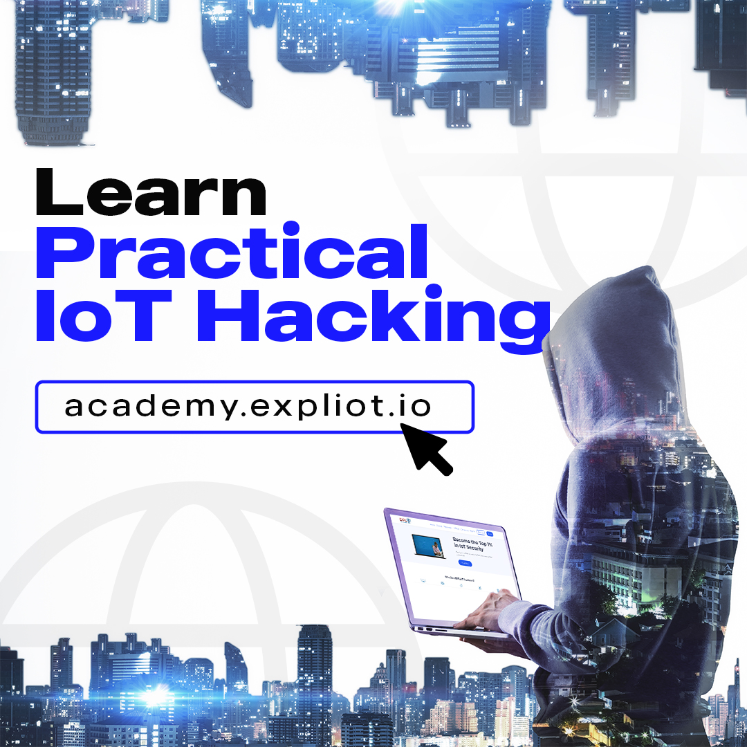 expliot_io's tweet image. Master IoT Security Hands-On!

Learn practical hacking &amp;amp; exploitation with EXPLIoT Academy. From basics to advanced—perfect for all skill levels!

🔗 academy.expliot.io/course/practic…

#IoTHacking #CyberSecurity #IoTSecurity #LearnByDoing #EXPLIoTAcademy