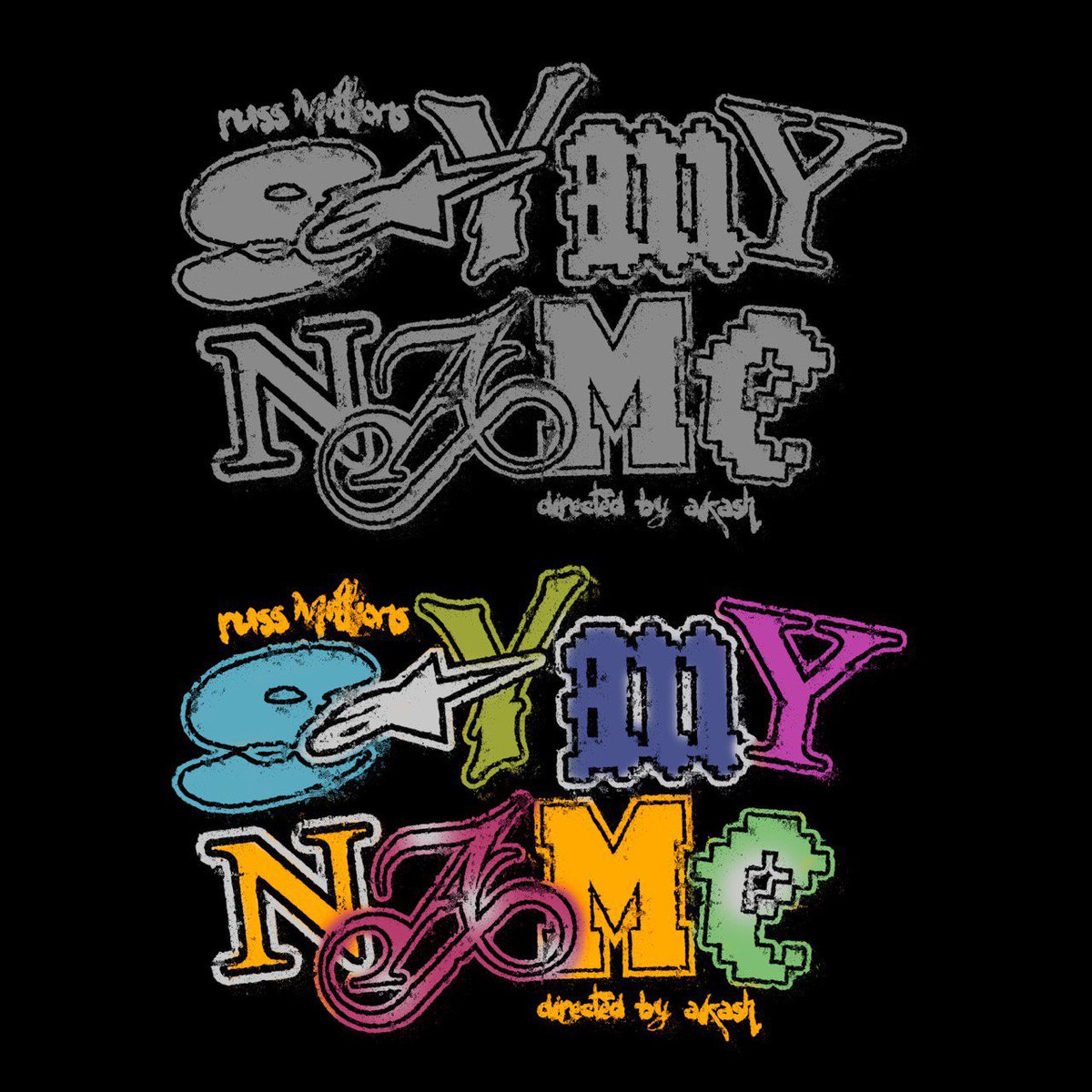 waitdesign's tweet photo. title for “Say My Name“ @RussMillions [ alternative ] https://t.co/AZB0ur46xN