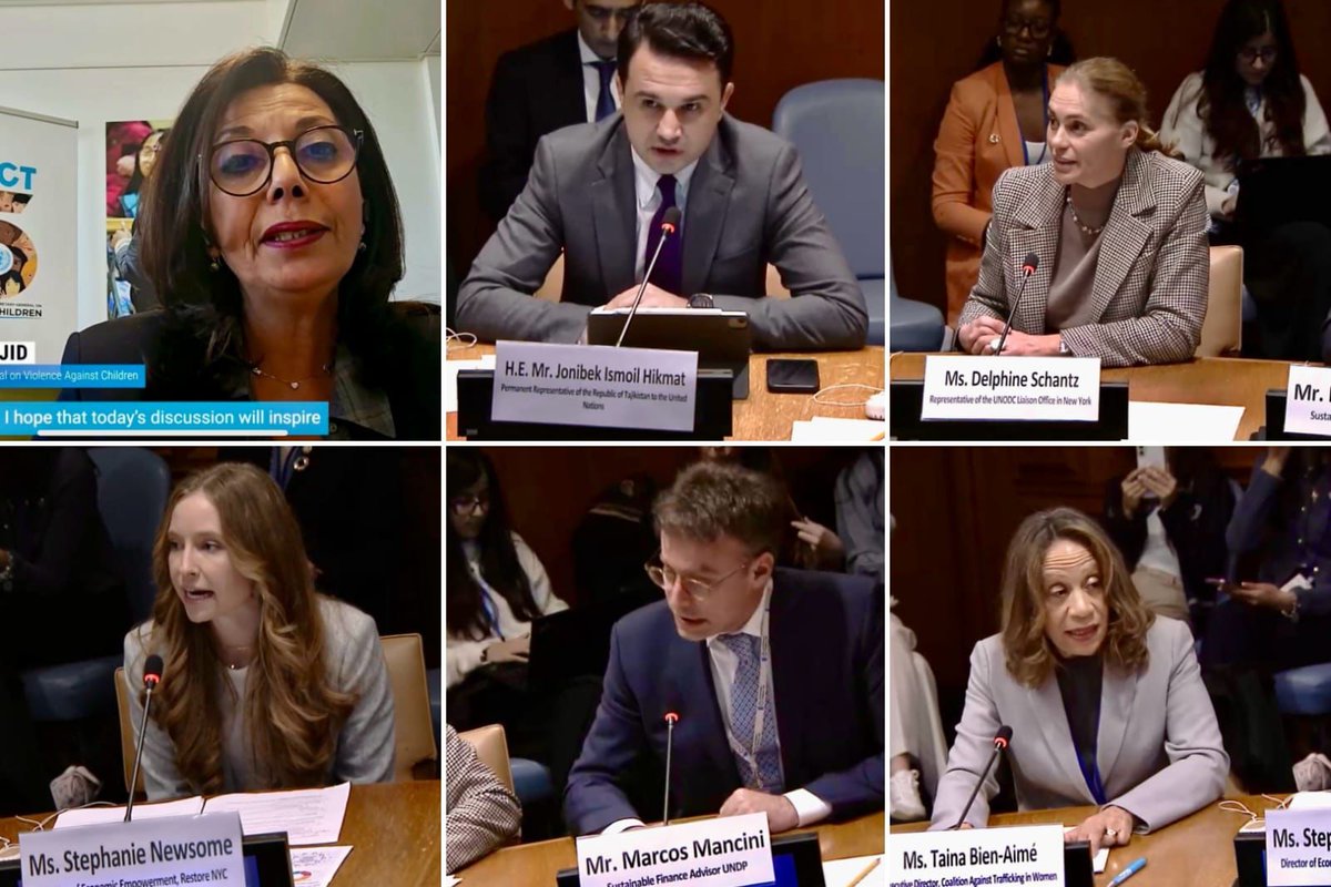 We thank all co-organizers  <a href="/TajikistanPRUN/">Jonibek Hikmat</a>, <a href="/UNODCNewYork/">UNODC New York Office</a>, <a href="/UNDP/">UN Development</a> #FAST Initiative for joining forces w/ #Cyprus. 

We extend our gratitude to SRSG <a href="/UN_EndViolence/">United Nations SRSG on Violence against Children</a> for her remarks on #VAC, &amp; warmly thank <a href="/CATWIntl/">CATW International</a> &amp; <a href="/RestoreNYC/">Restore NYC</a> for sharing their inspiring work on combating #TIP.