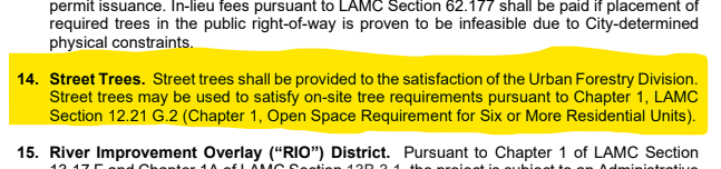 Urban Forestry Division could say "Wow you're building homes? Do whatever is fastest! Go go go!!"

Instead it goes like this:

Me: Hey UFD, can I get this cleared?
UFD: Hrmm... Give us 1 street tree
Me: But we don't have room for 1 tree, we put them on our property next to the