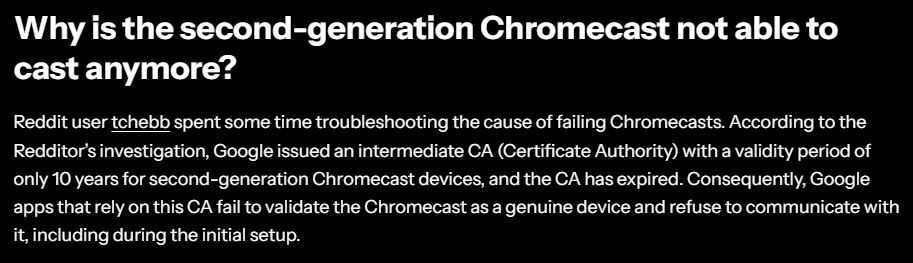 KoenTanghe's tweet photo. In hardware, things start to physically break down, in software, certificates expire... Or how even a monster company like Google can have accidents with millions of affected users due to negligence: https://t.co/sZUdlM2Lh2