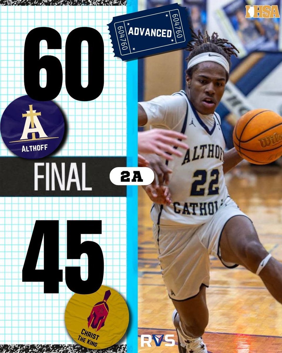 Althoff Advances 📈

The Crusaders beat the CTK Gladiators and will play Saturday in the 2A State Title Game! 🏆 

#Belleville #Althoff #IHSA #Illinois #StateChampionship #Basketball
