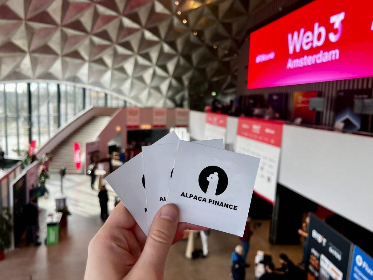 Alpaca_Finance's tweet photo. 🚀 The Alpaca Finance team had an amazing time at the Web3 Amsterdam Conference on March 13-14, 2025! 
🌍 The event was buzzing with energy, and we were thrilled to see so many members of the Alpaca Community in attendance. 
💬 Our team shared exciting insights about the future of DeFi and the impact of decentralized finance. 
🚀 #Web3Amsterdam #AlpacaFinance #DeFi #Crypto