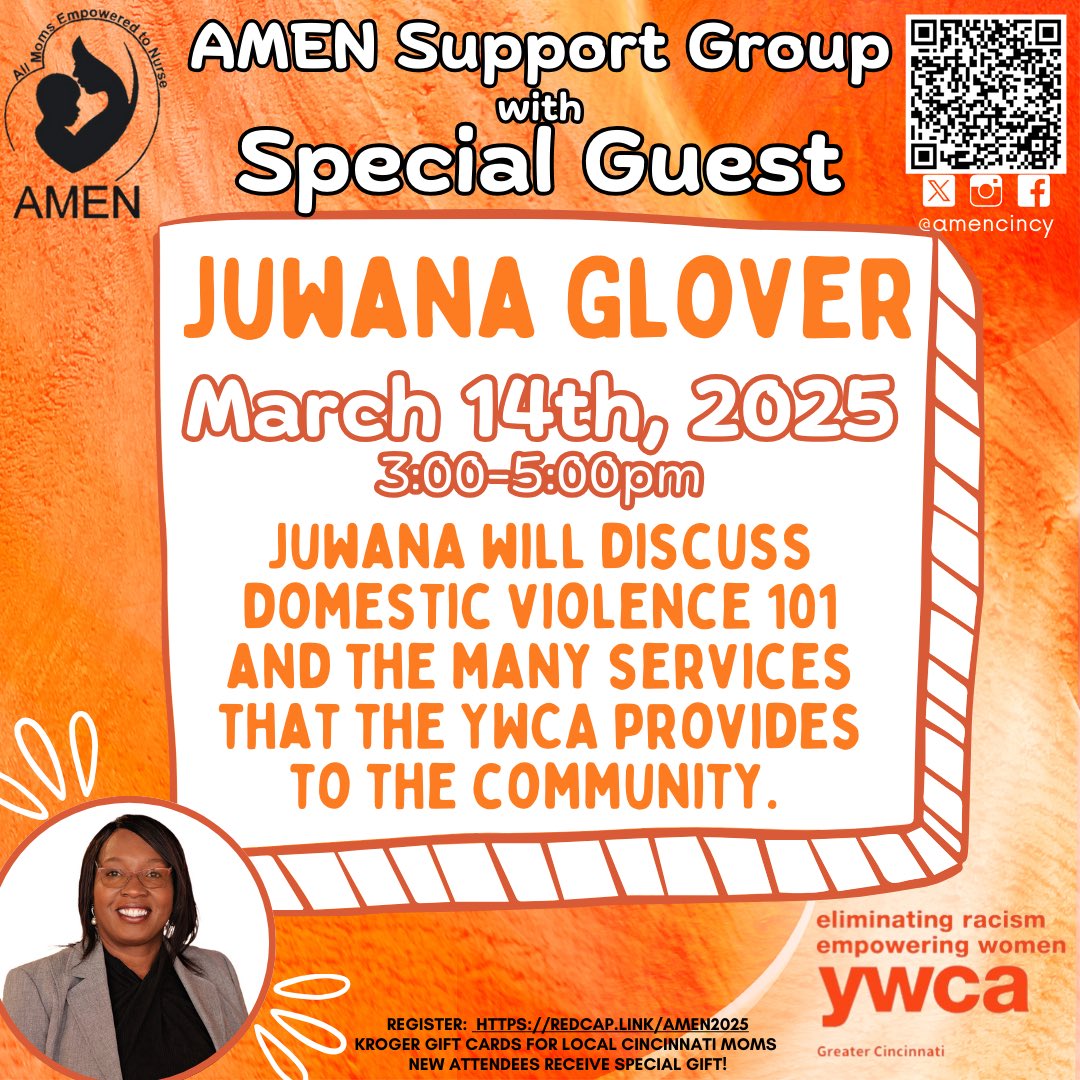 Join us tomorrow 3/14, 3-5 pm for breastfeeding support!  Special guest from YWCA!  <a href="/CradleCincy/">Cradle Cincinnati</a> <a href="/QVCincy/">Queens Village</a> <a href="/HamCoHealth/">Hamilton County Public Health</a> <a href="/bi3cincinnati/">bi3</a> <a href="/cincihealthdept/">Cincinnati Health</a> <a href="/CCHGCincy/">Closing the Health Gap</a>
