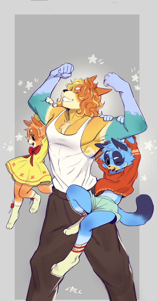 Look who decided to make another piece of Uncle Rad art! That's right hahaha me

#art #bluey #blueyart #fanart #furry #furryartwork #unclerad #blueytwt #draw #drawing #digitalart