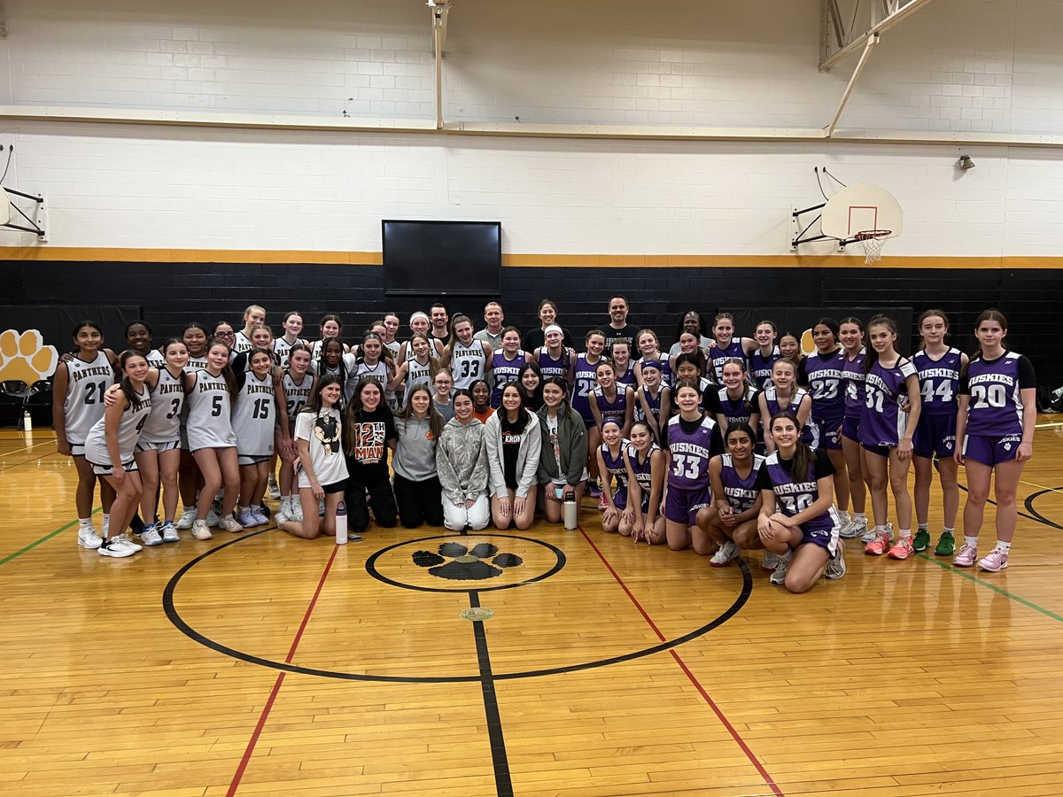 Always great to watch our future! Can’t wait to see our 8th grade teams together on the floor next year! #tww