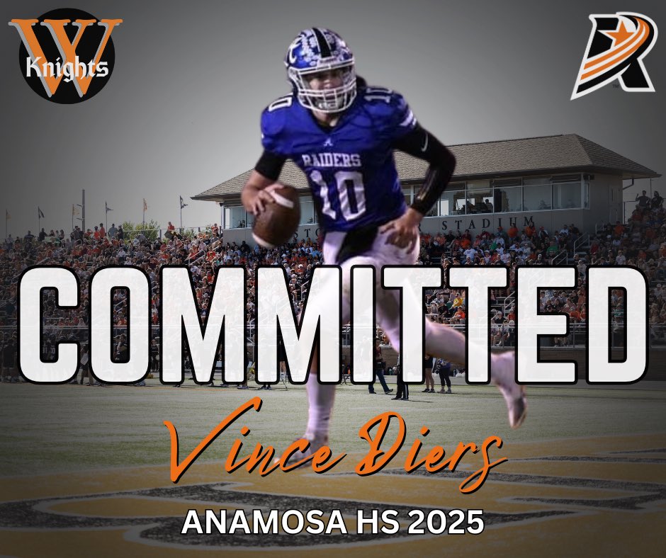 I am excited to announce my commitment to the Wartburg football program. Thanks to my family, teammates, Coach Huss, the Anamosa coaches and community for developing me as a player and person. Thank you Coach Wheeler and Coach Winter for the opportunity to play at Wartburg.