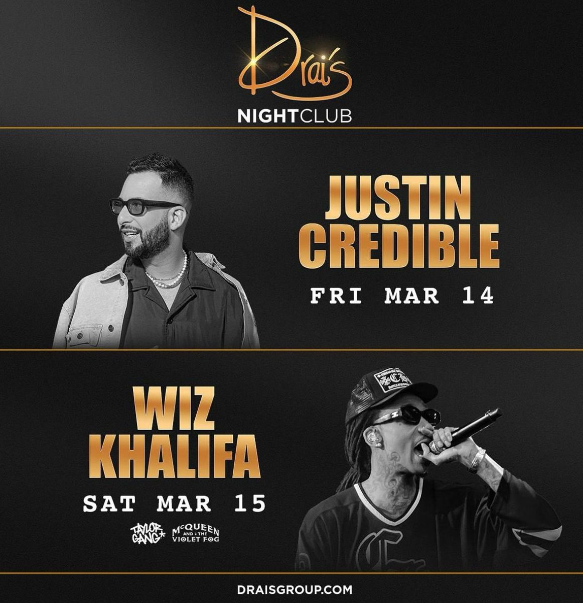 BiggFloss's tweet photo. This Weekends Line Up @ Drais Night 📲(323) 346-5739 For Guest List and VIP Table Reservations 🍾🎉👯‍♀️🪩 https://t.co/PqOEceMZGq