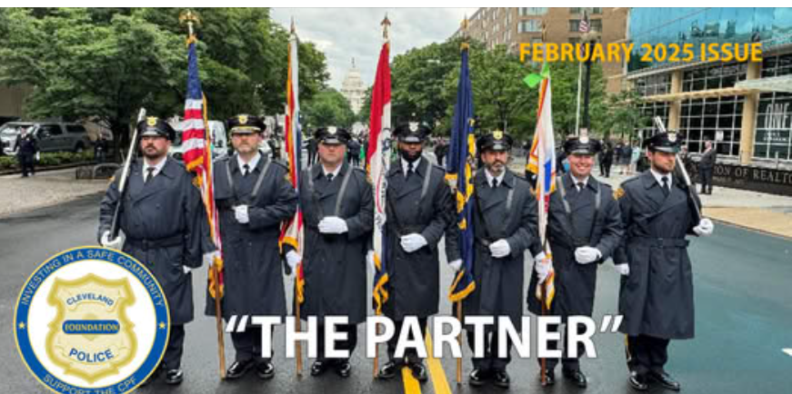 Celebrate St. Patrick’s Day with the Cleveland Division of Police! Read about the Police Honor Guard, Pipes and Drums and Mounted Unit.
- Officers honored for their actions
- Community member honored for her service to others.
- All in our newsletter at clevelandpolicefoundation.org/february2025en…