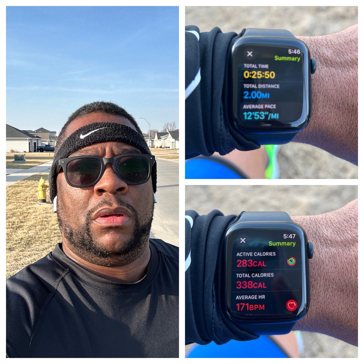 TBrown_80's tweet photo. First run since August. #RunTCB https://t.co/0s1yszJdI4