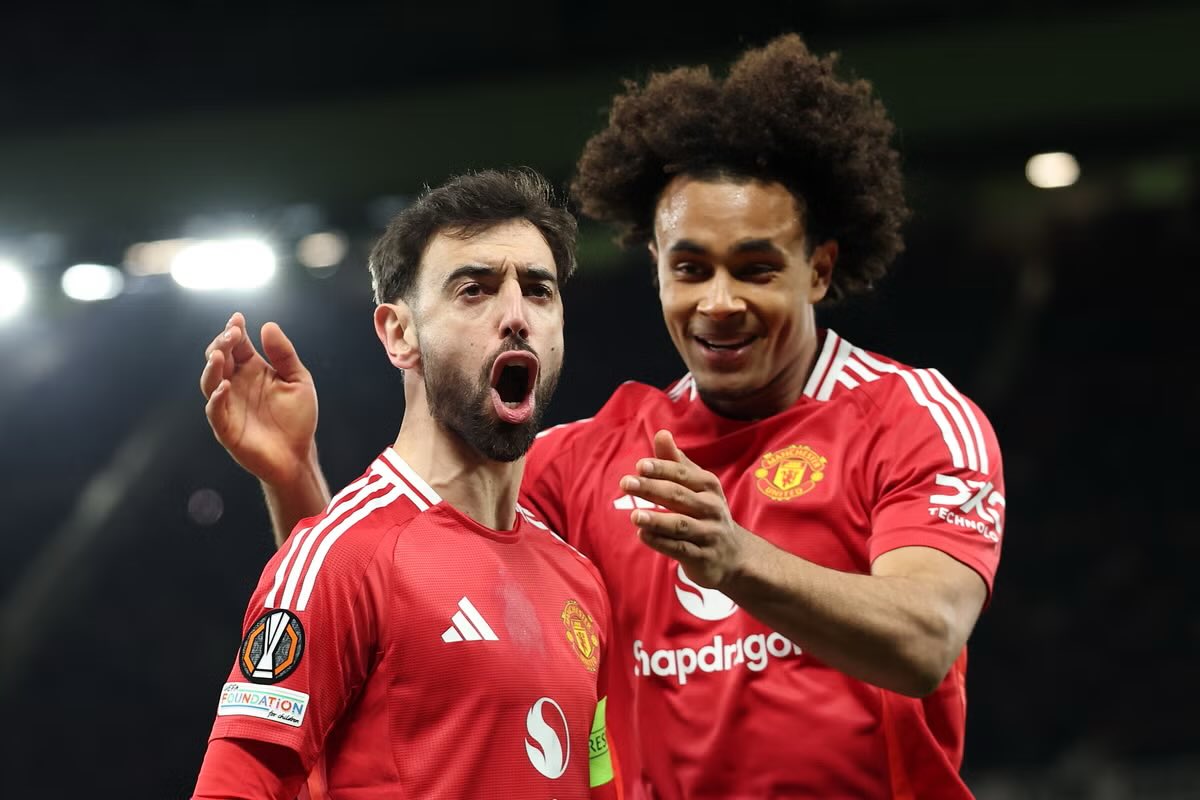 The European Nights Column 🏆⚽️✍🏻: 

Bruno Leads the Way as United’s European Dream Lives On 🔴⚫️

A European night under the floodlights at Old Trafford. Nervous anticipation in the air, an electric sense of expectation. A win-or-go-home scenario in a season defined by