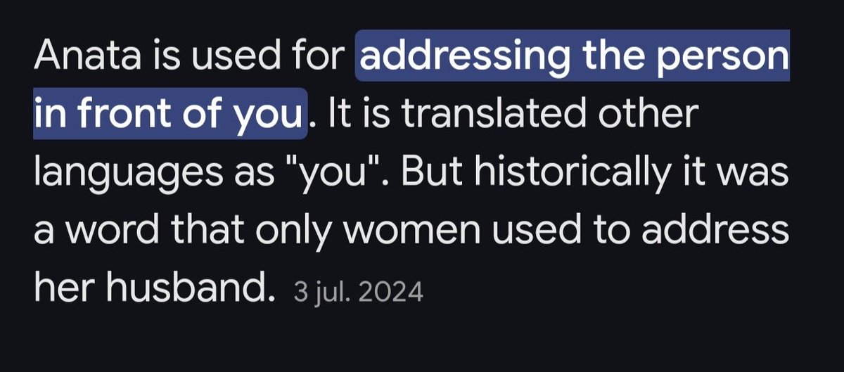 I wanted to find out if there was any variation in the way "あなた" means in the Kansai dialect that Hoshina uses.. so...