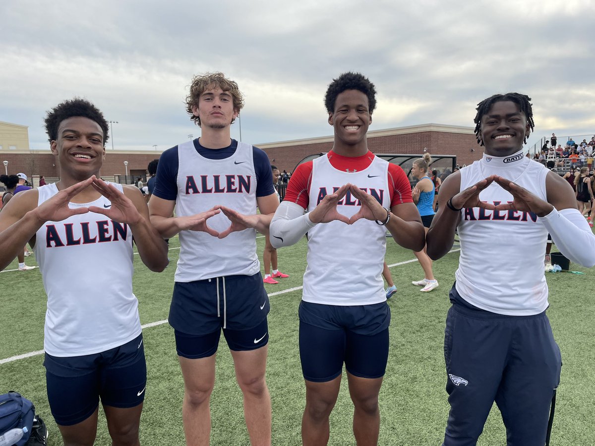 Varsity 4x200 1st place at Rock Hill Relays. 1:26.87