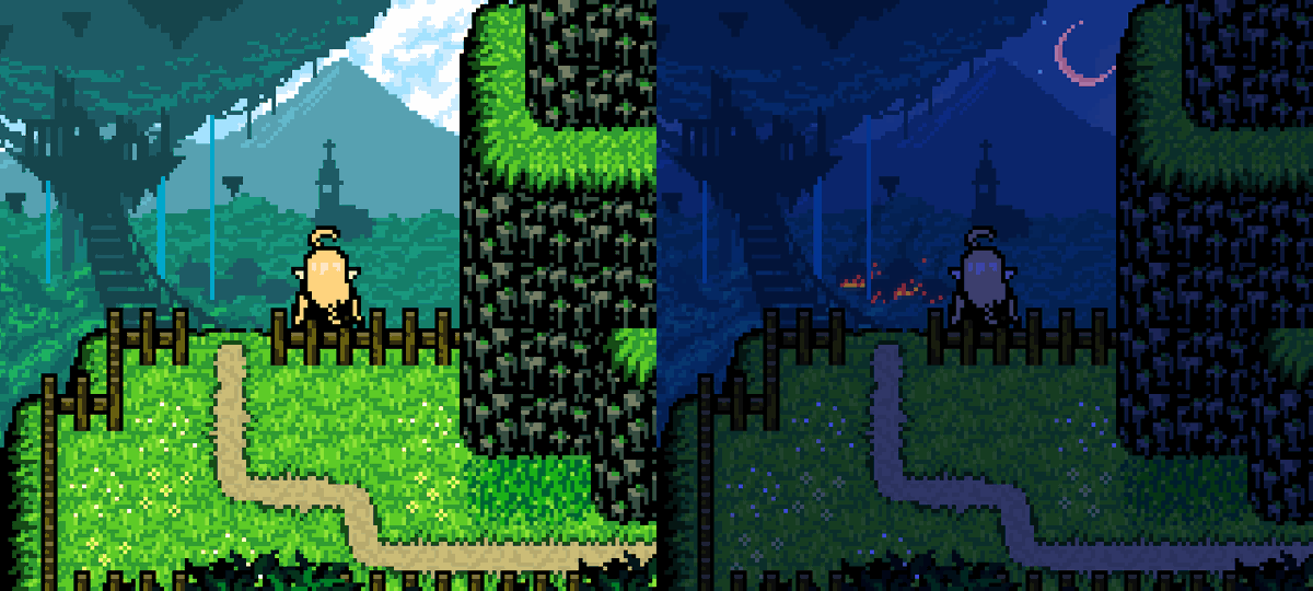 #pixelart #ドット絵 🔥🌙