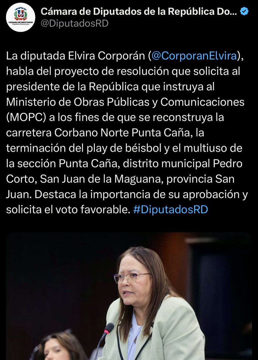 Mi compromiso con el desarrollo de San Juan es firme. Seguimos trabajando por obras que transformen nuestra provincia y mejoren la vida de cada sanjuanero. El desarrollo de nuestra provincia es prioridad. 

#ElviraCorporánDiputada #SanJuanAvanza 
#DiputadosRD