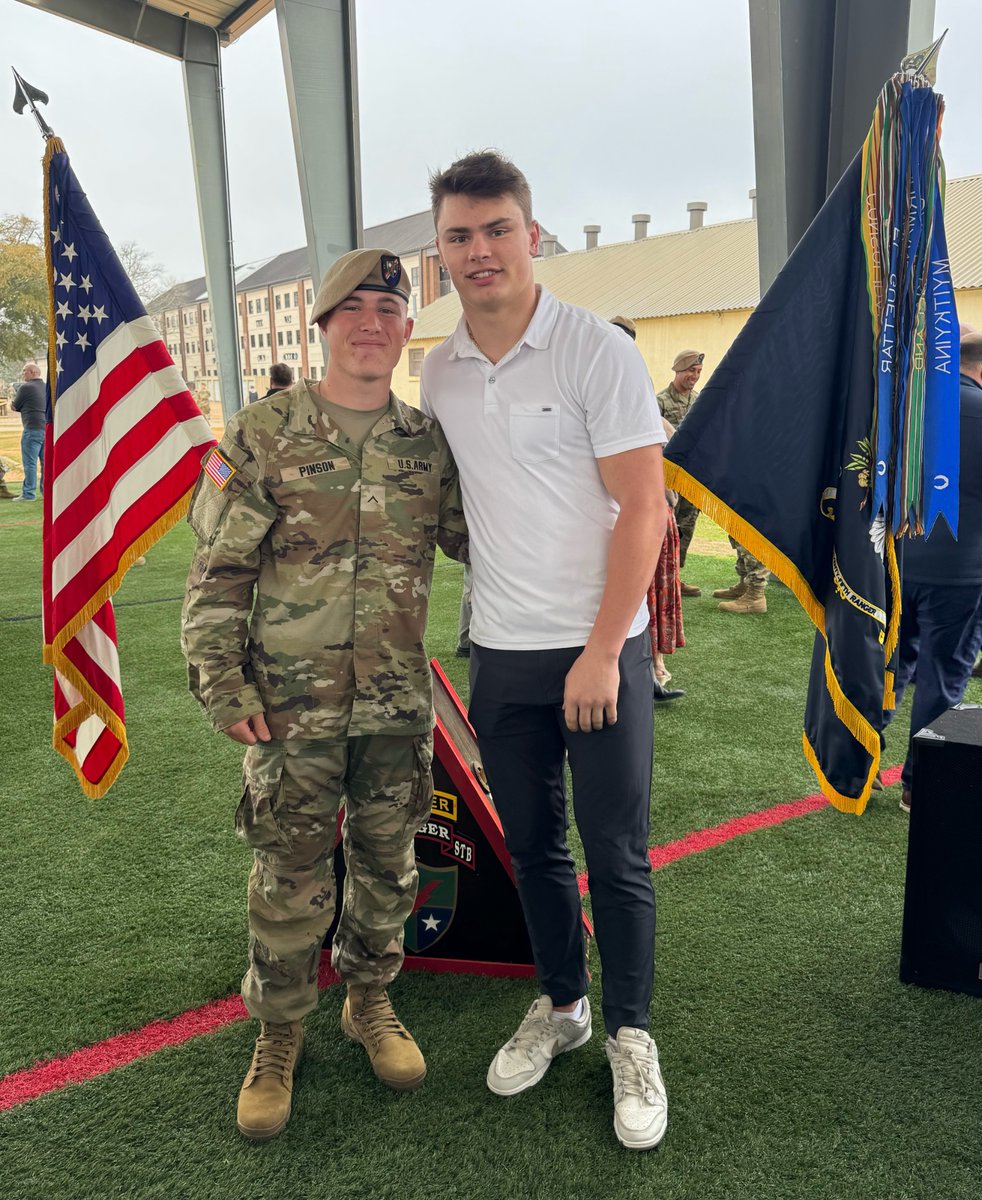Congratulations US Army Ranger and Eagle lacrosse alum Deacon Pinson. We are so proud of you!  #οικογένεια