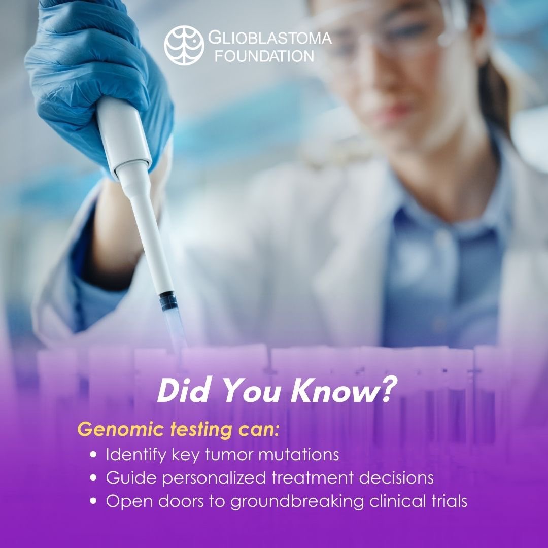 glioblastf's tweet image. In the weeks to come, the Glioblastoma Foundation Genomic Testing & Research Laboratory will be testing its first glioblastoma tumor samples—and ushering in an era of personalized treatments for glioblastoma patients.
By analyzing a tumor’s unique genomic alterations and…