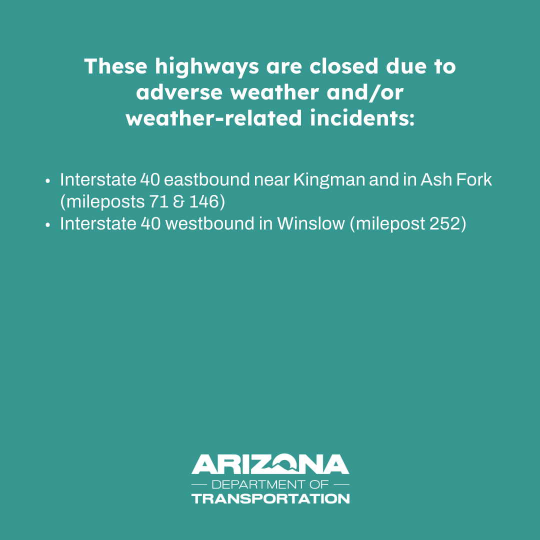 Arizona DOT tweet media