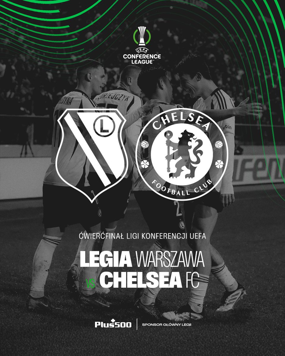 LegiaWarszawa's tweet image. Hey @ChelseaFC, see you in the quarterfinal 👋