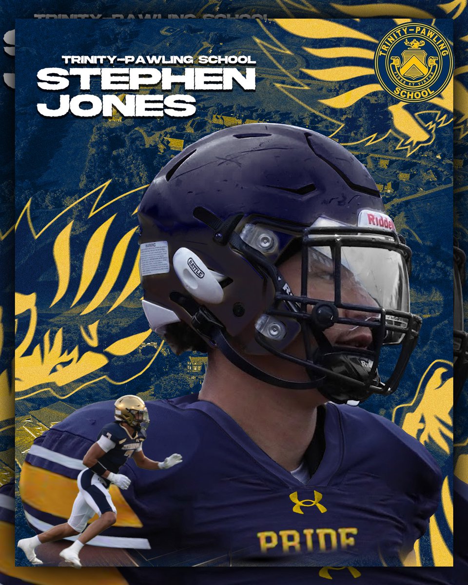 Stephen Jones (@stephen_845) on Twitter photo Thankful to be committed to <a href="/TPridefootball/">Trinity-Pawling Football</a> as a post graduate and continue my football career #rollpride Thankful to be committed to <a href="/TPridefootball/">Trinity-Pawling Football</a> as a post graduate and continue my football career #rollpride