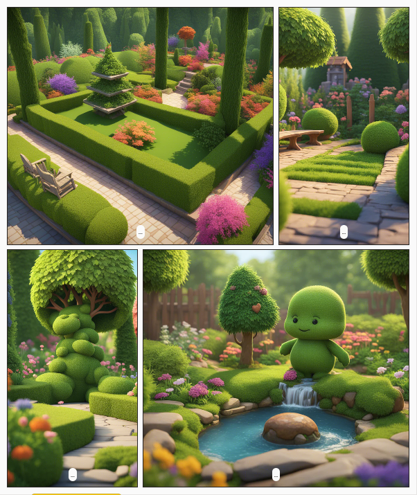 NftSaraha's tweet image. Ugh, hi! 🌱 ArtStyleMimi #531 knows garden magic—she makes topiary elephants! Imagine a green beast in your yard. Want this wonder? Mimi won’t disappoint! 🐘✨ #GardenMagic #ThreadStart  )😛