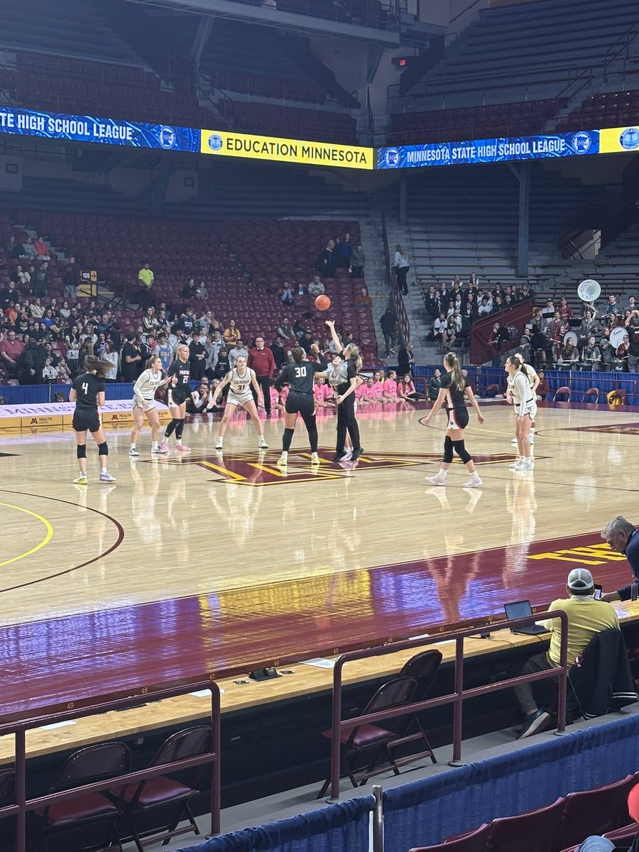 Tony Ragulen (@tonyragtime76) on Twitter photo We’re underway in the 1st semi-final match up of the <a href="/MSHSL/">Minnesota State High School League</a> 4A girls state tournament between <a href="/MGGirlshoops/">Crimson Girls Hoops</a> and <a href="/LNHS_Panthers/">Lakeville North High School</a>. Should be a good one!! We’re underway in the 1st semi-final match up of the <a href="/MSHSL/">Minnesota State High School League</a> 4A girls state tournament between <a href="/MGGirlshoops/">Crimson Girls Hoops</a> and <a href="/LNHS_Panthers/">Lakeville North High School</a>. Should be a good one!!