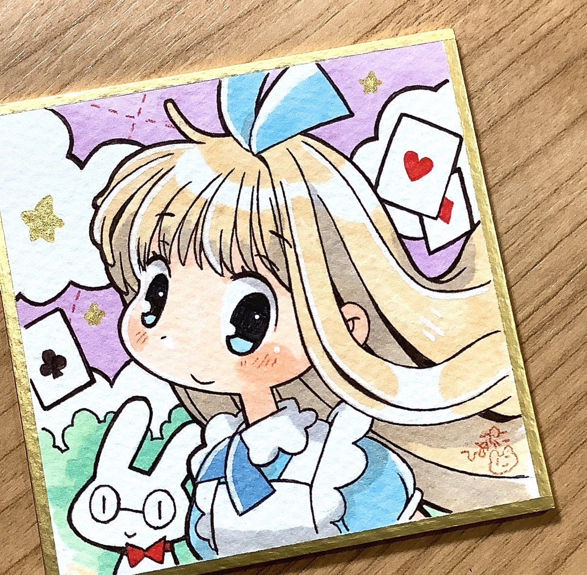 アリス 「アリスちゃん #あなたの描いたアリスを見せて 」|ひよぷこのイラスト
