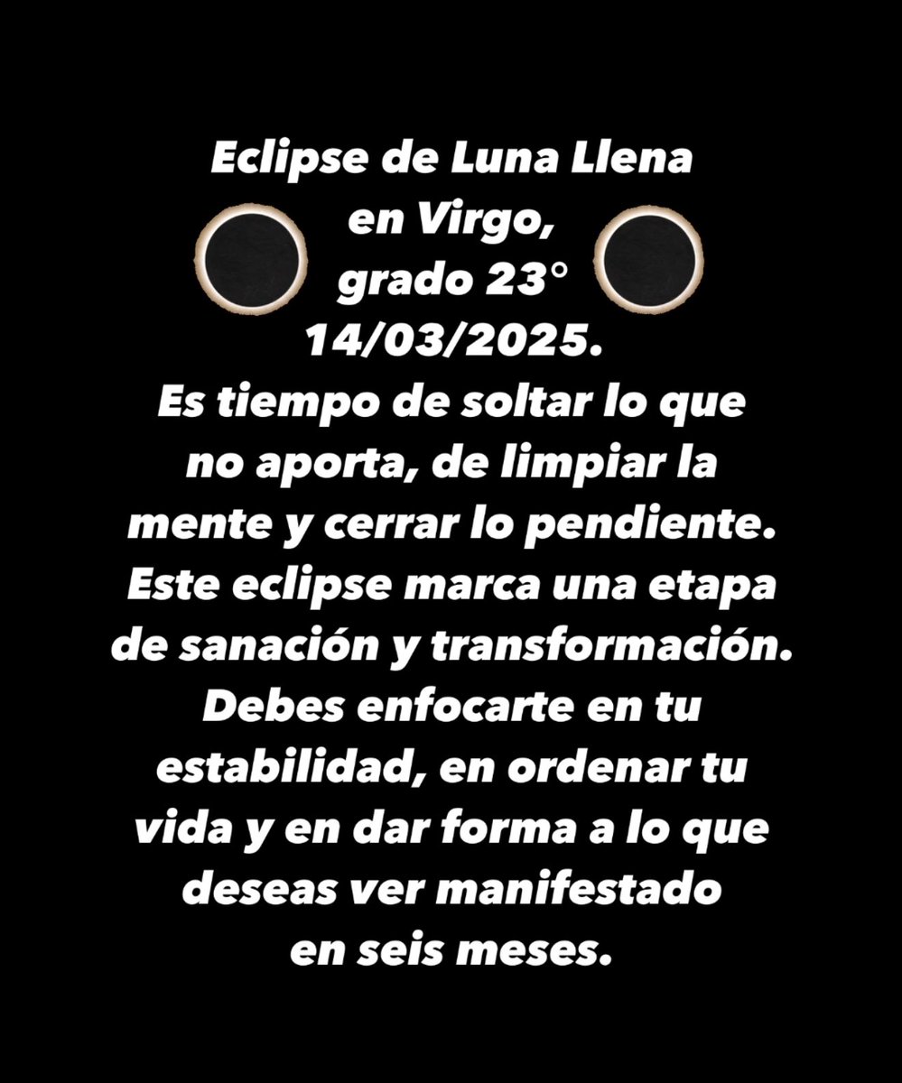 WaldoCasal's tweet image. 14/03/2025
Eclipse Total de Luna Llena en Virgo 🌕♍️ #EclipseLunar #Astrología
