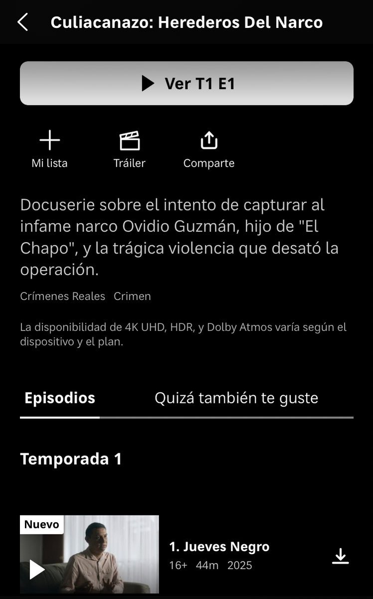 Irving RH (@irvingdice) on Twitter photo No me lo van a creer. Pero <a href="/StreamMaxLA/">Max Latinoamérica</a> acaba de estrenar una Serie-Documental sobre el Culiacanazo “Herederos del Narco”.
Reciente salida del horno el primer capítulo.
Repito al régimen le va a caer como patada en las verijas. NO LO VEAN No me lo van a creer. Pero <a href="/StreamMaxLA/">Max Latinoamérica</a> acaba de estrenar una Serie-Documental sobre el Culiacanazo “Herederos del Narco”.
Reciente salida del horno el primer capítulo.
Repito al régimen le va a caer como patada en las verijas. NO LO VEAN