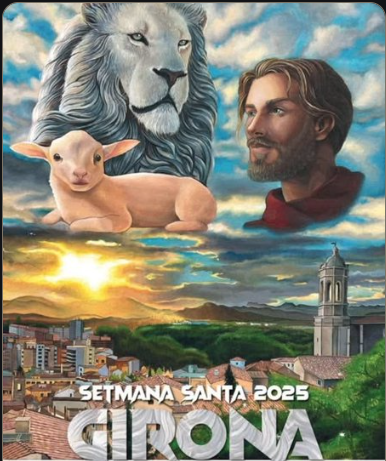 És costum que cada any la junta de Confraries esculli un artista de Girona per demanar-li si pot fer desinteressadament un quadre que farem servir per al cartell de Setmana Santa i per formar part del disseny de totes les publicacions i anuncis d’actes.