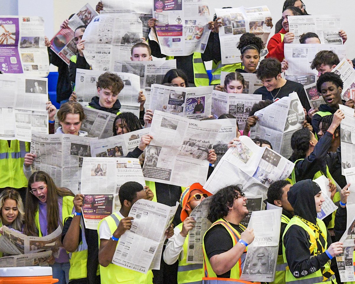 Rick Cinclair (@rickcinclair) on Twitter photo South High fans in the student section pretend to read newspapers as the Whitman-Hanson team is announced. South won 42-39, advancing to the D2 state final.
I missed this photo in my fast edit last night, but it makes me laugh. <a href="/tgsports/">Worcester T&G Sports</a> <a href="/worcesterpublic/">Worcester Public Schools</a> <a href="/South_HighGBB/">South High Girls Basketball</a>
South High fans in the student section pretend to read newspapers as the Whitman-Hanson team is announced. South won 42-39, advancing to the D2 state final.
I missed this photo in my fast edit last night, but it makes me laugh. <a href="/tgsports/">Worcester T&G Sports</a> <a href="/worcesterpublic/">Worcester Public Schools</a> <a href="/South_HighGBB/">South High Girls Basketball</a>
