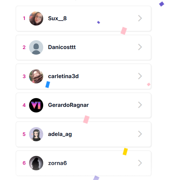 🎉 ¡Tenemos ganador! 🎉

🏆 <a href="/Sux__8/">Sux</a>  ha sido seleccionada como ganadora. ¡Enhorabuena! 🎊

Por favor, contáctanos por DM en un plazo de 48 horas para reclamar tu premio.
Si no recibimos respuesta en ese tiempo, el premio pasará al siguiente en la lista. ¡Gracias a todos! 💙✨