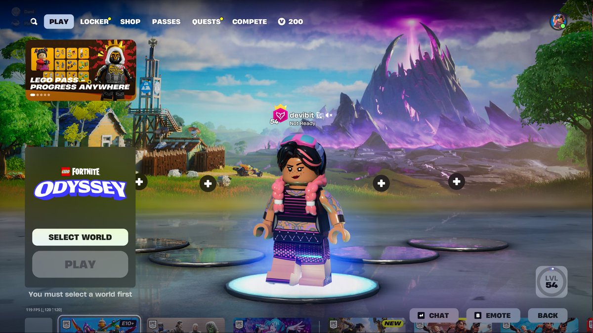 devibits's tweet image. im just playing lego fortnite on twitch dot tv [LINK BELOW!!!]