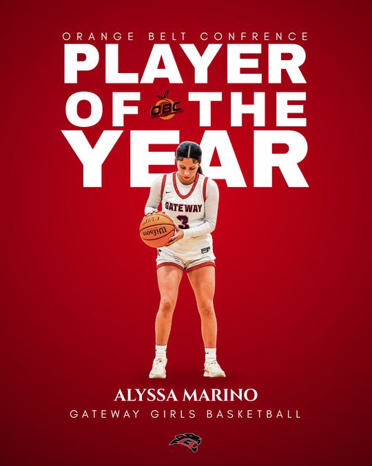 Alyssa Marino (@alyssa_marino3) on Twitter photo Orange Belt Conference
Player of the Year
<a href="/GatewayGBB/">Gateway GBB</a> <a href="/FGBSelect40/">FGB Select 40</a> <a href="/FGBvsEveryone/">@FGBvsEveryone</a> <a href="/SUTSReport/">SUTS Report</a> <a href="/JrAllStarBB/">Jr. All-Star Girls Basketball</a> <a href="/JrAllStarFla/">Florida Jr. All-Star GBB</a> <a href="/PGHFlorida/">Prep Girls Hoops Florida</a> <a href="/sdocathletics/">SDOC ATHLETICS</a> <a href="/OsceolaSports/">News-Gazette Sports</a> Orange Belt Conference
Player of the Year
<a href="/GatewayGBB/">Gateway GBB</a> <a href="/FGBSelect40/">FGB Select 40</a> <a href="/FGBvsEveryone/">@FGBvsEveryone</a> <a href="/SUTSReport/">SUTS Report</a> <a href="/JrAllStarBB/">Jr. All-Star Girls Basketball</a> <a href="/JrAllStarFla/">Florida Jr. All-Star GBB</a> <a href="/PGHFlorida/">Prep Girls Hoops Florida</a> <a href="/sdocathletics/">SDOC ATHLETICS</a> <a href="/OsceolaSports/">News-Gazette Sports</a>