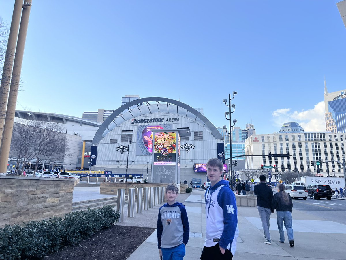 jonwoodyard's tweet image. Let’s go, #BBN
#SECTournament 

Cheering on those Cats with my boys!