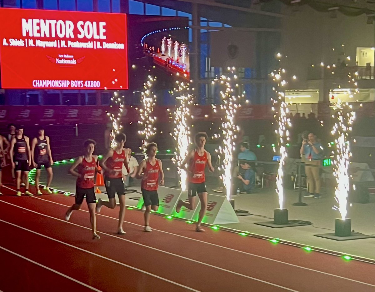 Second Sole Mentor (@2ndsolementor) on Twitter photo Mentor Boys 4x800 finishes 22nd in the nation out of 90 teams at New Balance running 7:55 π₯π₯π₯π₯ <a href="/MentorAthletics/">MentorAthletics</a>
<a href="/MentorTF/">Coach Rob Grove</a> <a href="/MentorHamman/">Tim Hamman</a> Mentor Boys 4x800 finishes 22nd in the nation out of 90 teams at New Balance running 7:55 π₯π₯π₯π₯ <a href="/MentorAthletics/">MentorAthletics</a>
<a href="/MentorTF/">Coach Rob Grove</a> <a href="/MentorHamman/">Tim Hamman</a>