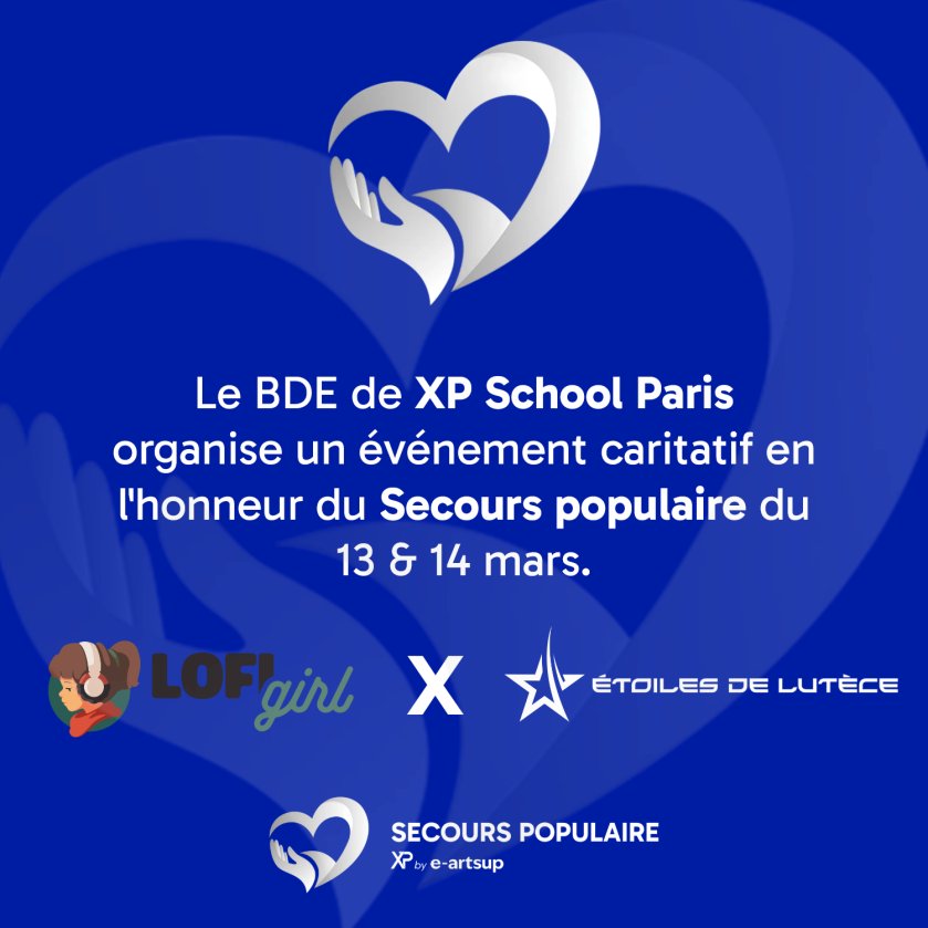 FMGCommunity's tweet photo. Bien sûr ! Voici une proposition optimisée pour X (ancien Twitter), respectant la limite de 140 caractères :

🎉 Événement caritatif les 13 &amp; 14 mars en live sur Twitch ! Soutenons le @SecoursPop 💙 ➡️ https://t.co/QyF5qXWK4M #Solidarité

👇Rendez vous sur Twitch !! 👇 https://t.co/YJMRDRX6v9