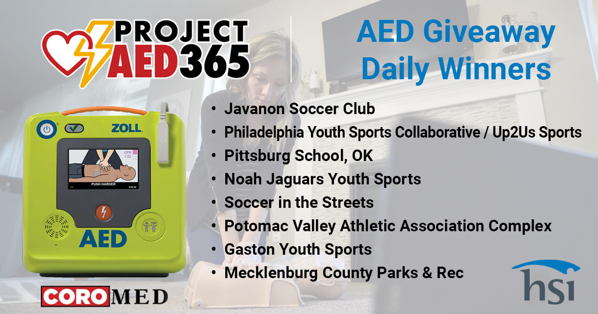 HSI_Emergency's tweet image. Congratulations to this week’s #ProjectAED365 winners! 🎉 Your lifesaving journey just got even better with a Zoll AED and Remote Skills Verification training. Enter now for your chance to win! hubs.li/Q03bRt840 #ProjectAED365Recipient #ProjectAED365Winner #hsiCPRtraining