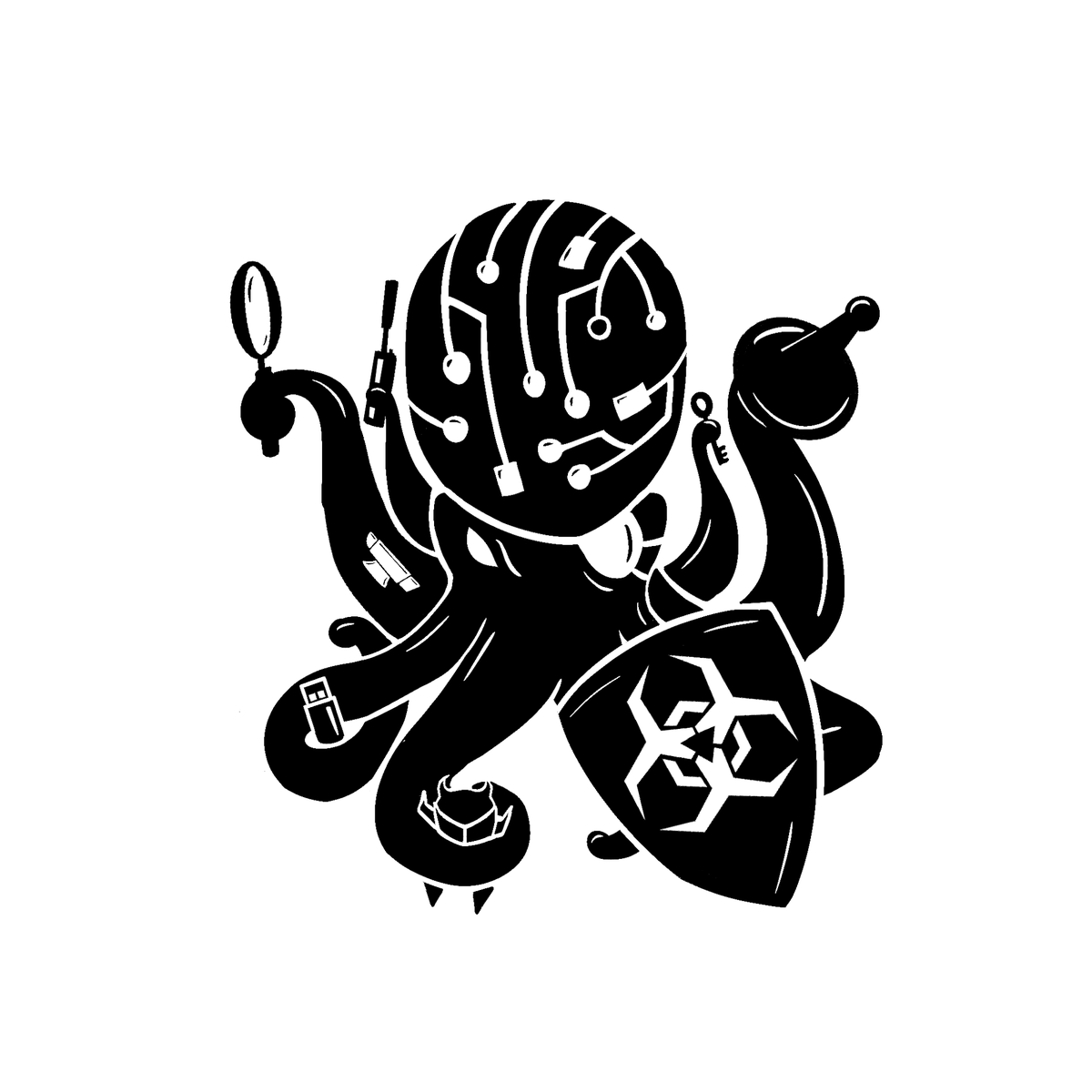 Designed my first company logo for a local cyber security company. Pretty pumped with how it turned out. #digitalart #CyberSecurity