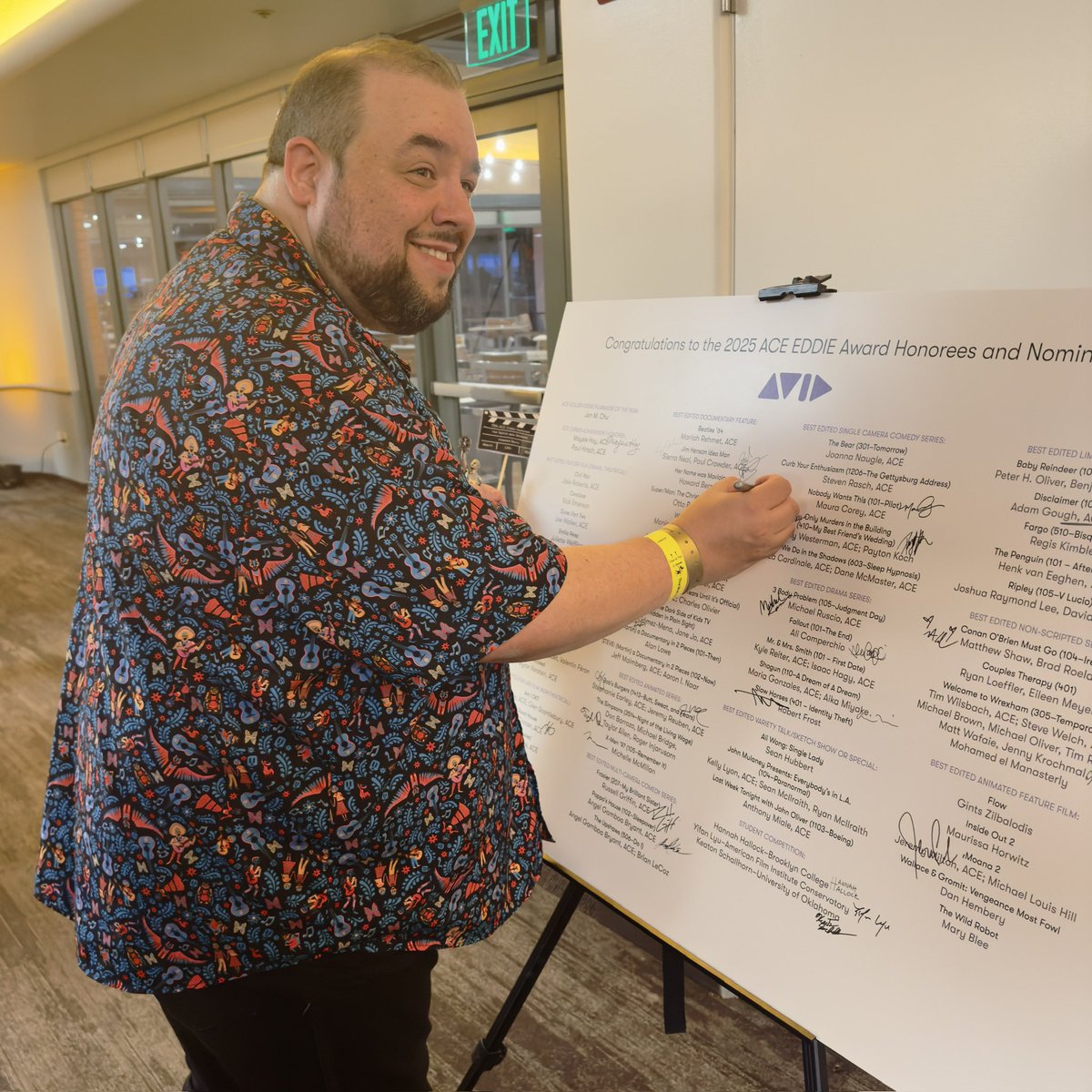 Yesterday <a href="/howardberry/">Howie Berry</a> attended the <a href="/ACEFilmEditors/">AmericanCinemaEditor</a> nominees reception, sponsored by <a href="/Avid/">Avid</a> <a href="/MediaComposer/">Avid Media Composer</a> at Disney Studios in Burbank! Tomorrow, Howard and Walter will be at the Eddie Awards where our film is nominated for Best Documentary Feature Editing 🎞️✂️🏆