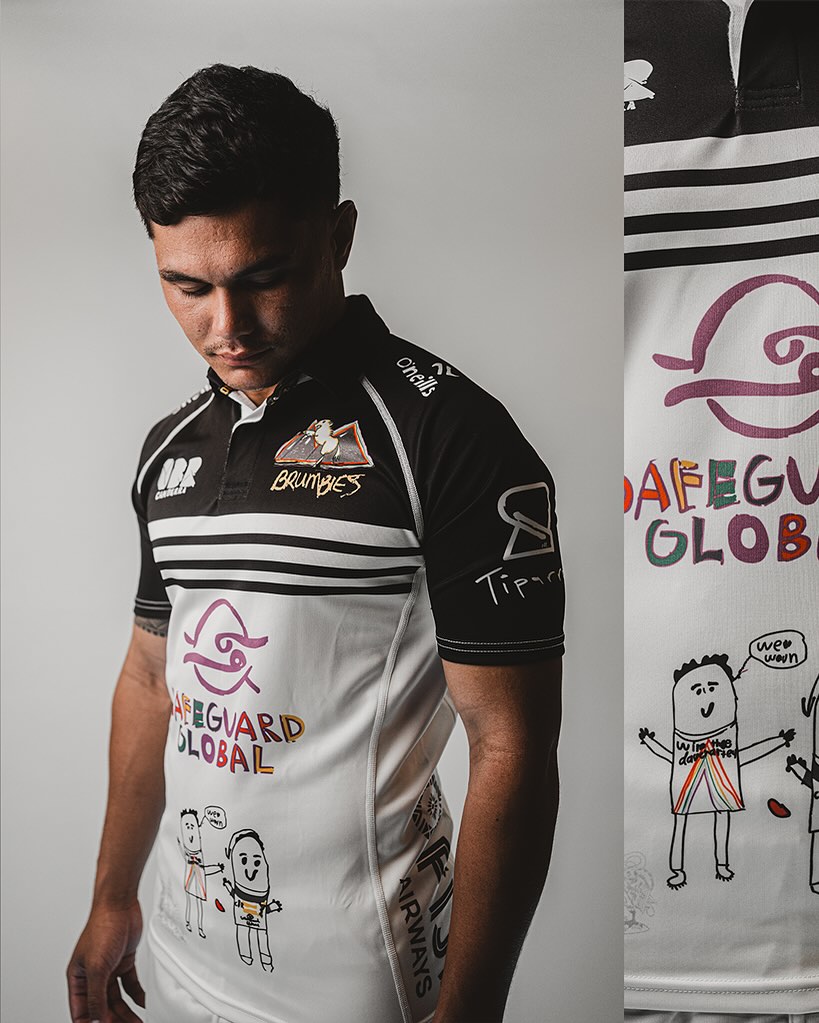 O'Neills Australasia (@oneillssportsau) on Twitter photo We're honoured to collaborate with <a href="/BrumbiesRugby/">ACT Brumbies</a> on the Limited Edition Kids Round Jersey, designed by young warriors battling rare childhood cancers. 💙
All proceeds from the jersey auction will support Win The Day Charity.
#ONeills #OneTeam #Brumbies #RugbyForGood We're honoured to collaborate with <a href="/BrumbiesRugby/">ACT Brumbies</a> on the Limited Edition Kids Round Jersey, designed by young warriors battling rare childhood cancers. 💙
All proceeds from the jersey auction will support Win The Day Charity.
#ONeills #OneTeam #Brumbies #RugbyForGood