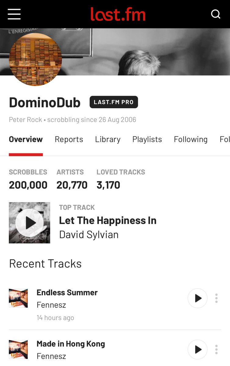 DominoDub's tweet photo. @funkentechno This post resulted in my 200k track scrobble on #lastfm https://t.co/0toEGnAeCT
