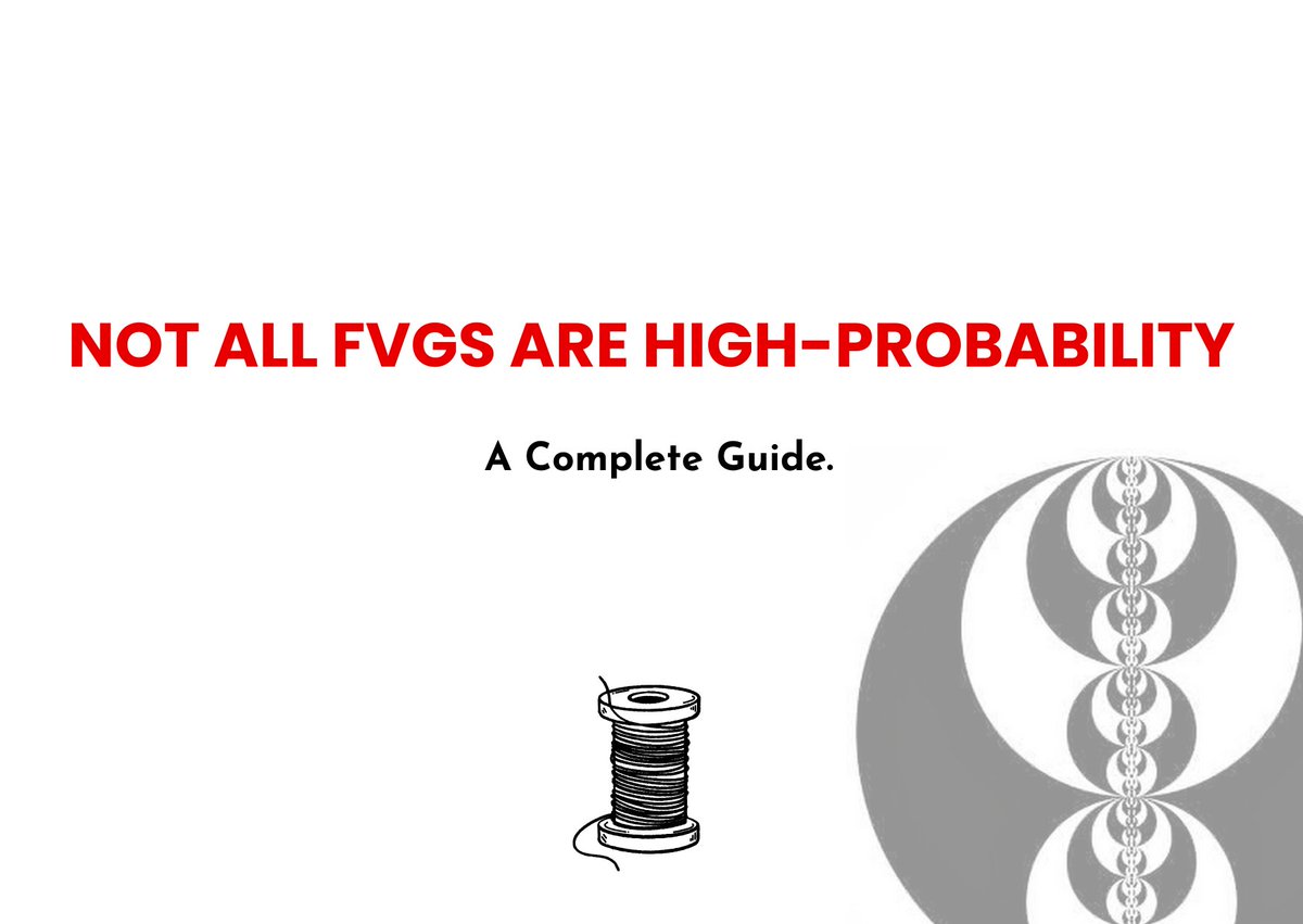 Not every FVG works—here's how you recognize that.

Before I knew this, I took unnecessary losses.

Once I understood it, I started avoiding many losing trades.

Let me explain🧵