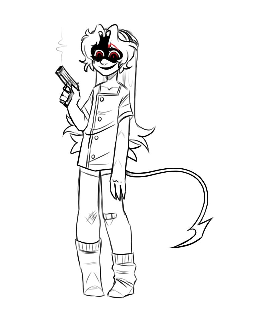 Forgot to post this, shadow posing as maria lol  #ShadowTheHedgehog

#MariaRobotnik #sonictwt